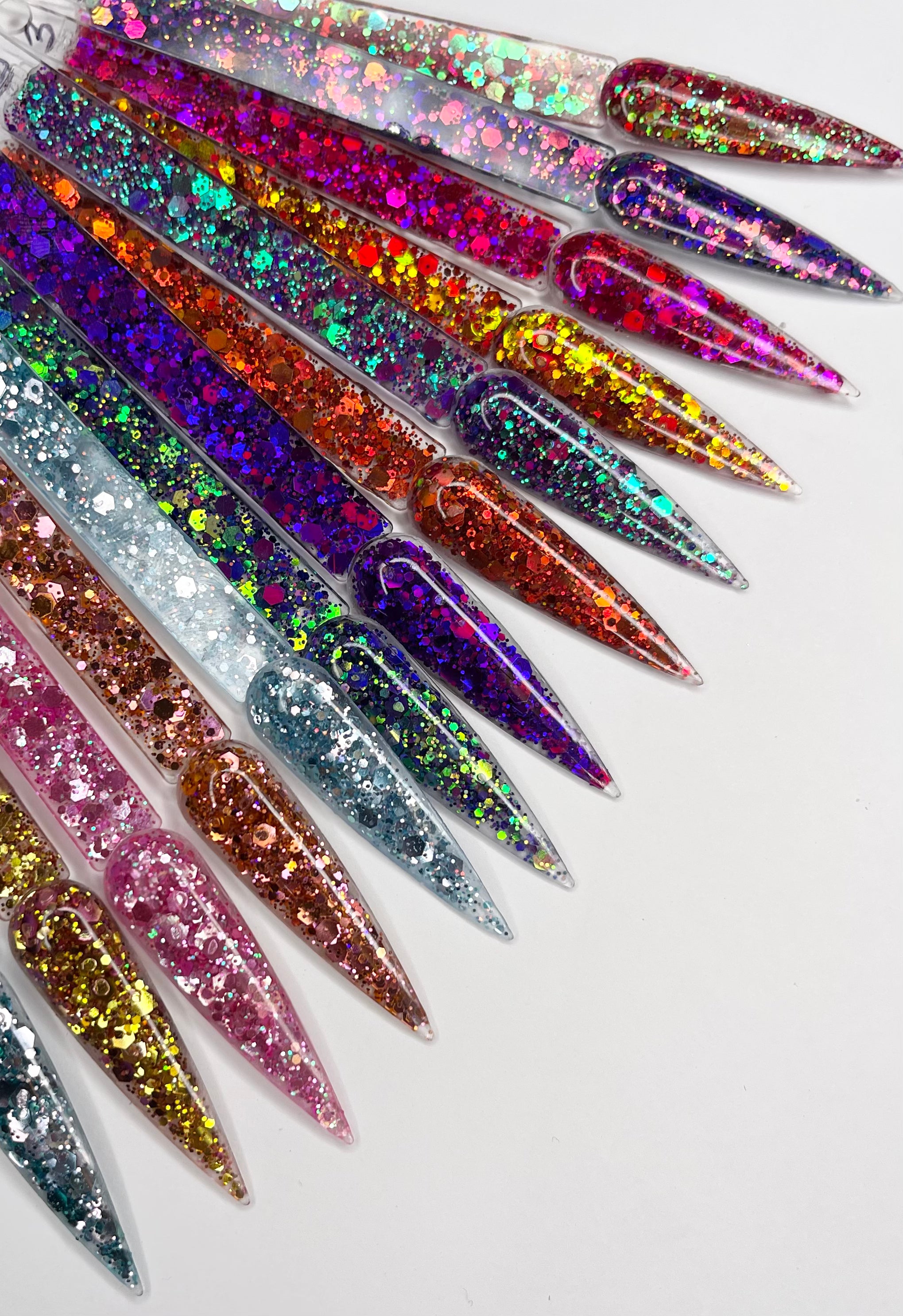 Color Shifting Glitter Acrylic Collection #21-33