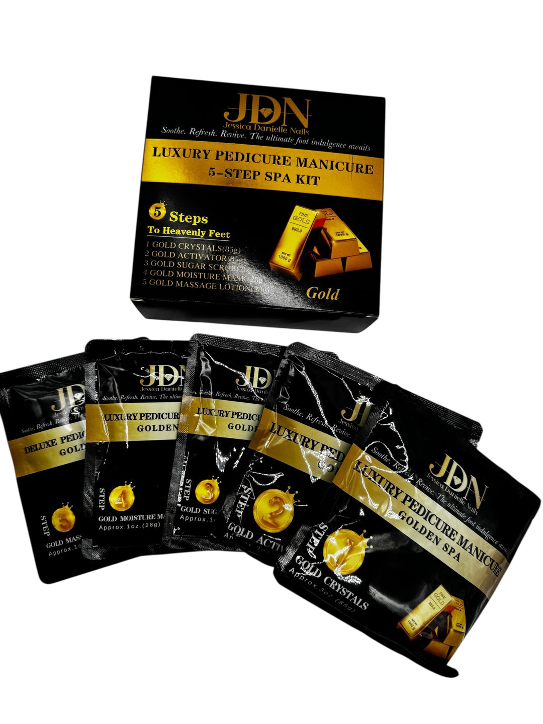 Gold-Luxury 5-Step Spa Kit