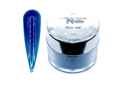 Blue MF #37 Acrylic Nail Powder