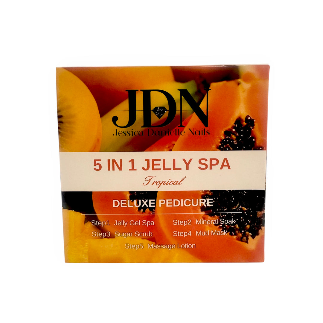 5 Step Jelly Spa Deluxe Pedicure Kit
