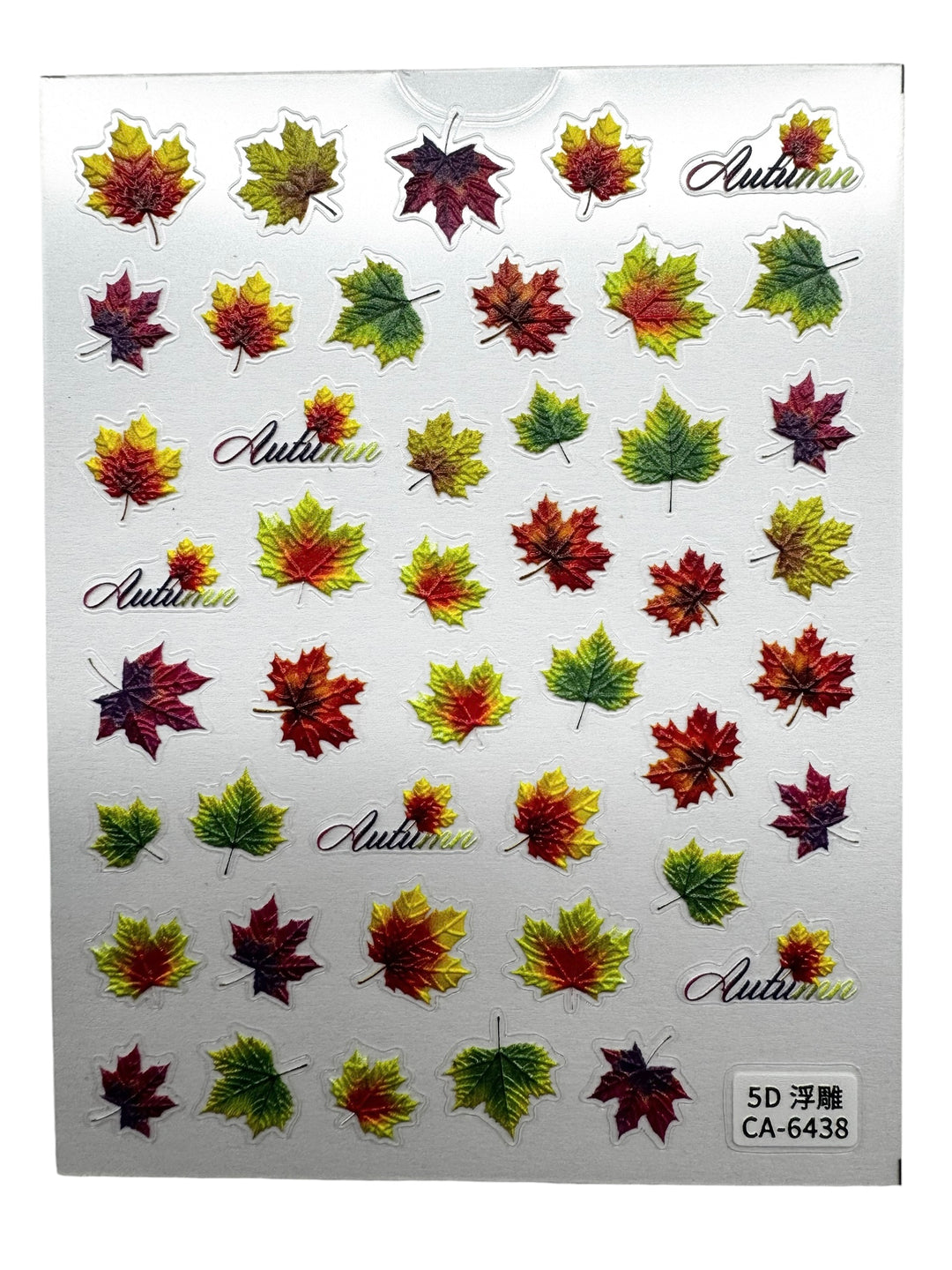 Colorful Maple Leaf Stickers #1