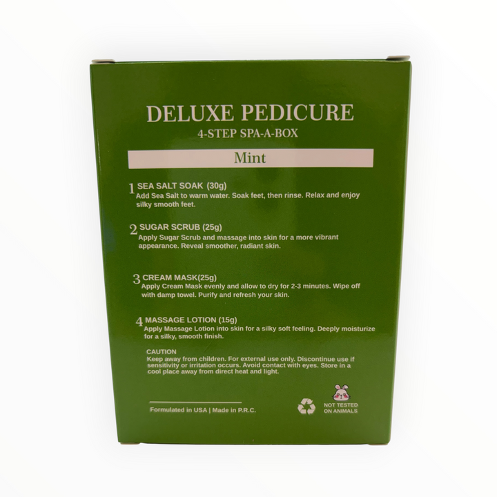 4-Step Deluxe Pedicure Kit – Mint