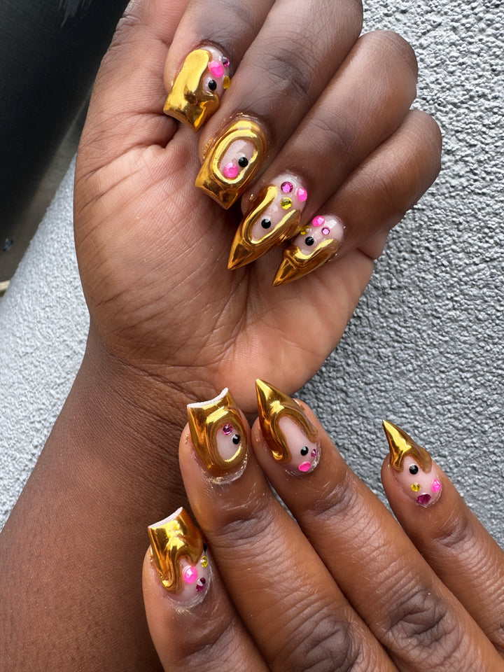 Dark Gold Chrome Powder