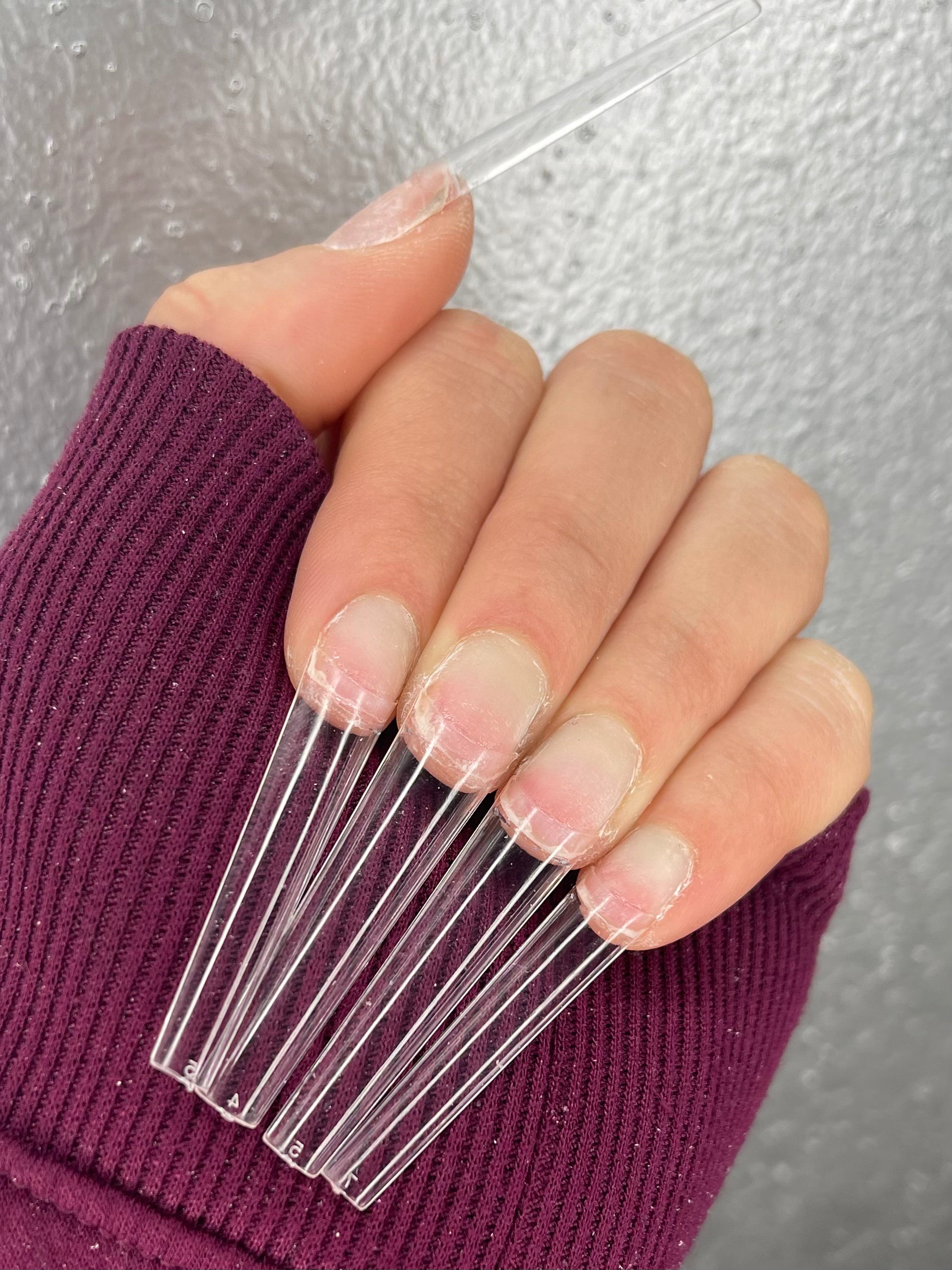 Super Long Coffin Nail Tips- Refill Bags